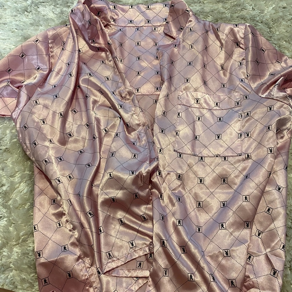 Pink Patterned Shirt